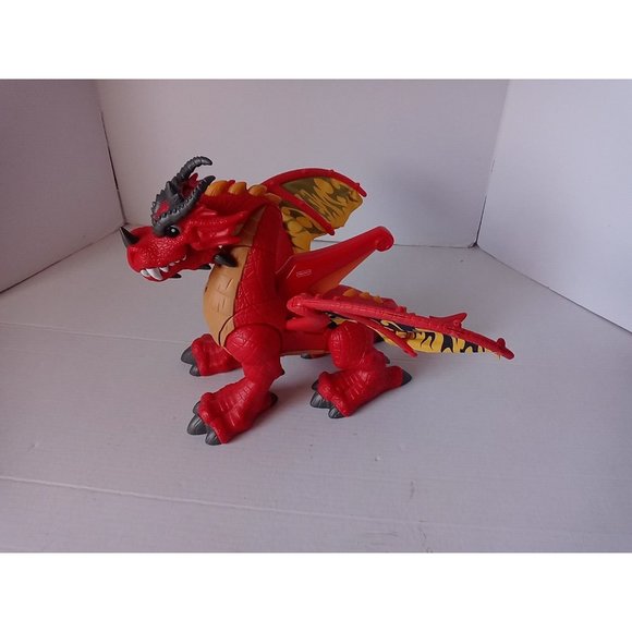 Fisher Price IMAGINEXT Red Winged Eagle Talon Castle Dragon With Sounds WORKS - Picture 10 of 16